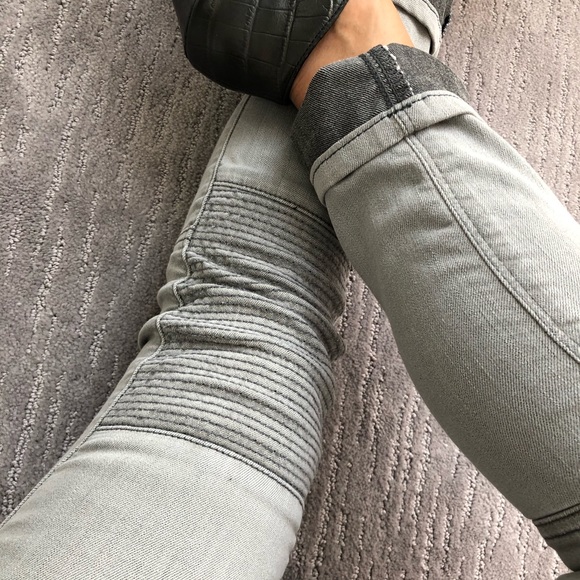 Black Orchid grey motto mid-waist skinny jeans - Picture 11 of 16